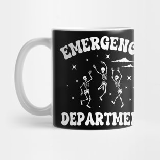 Er Nurse Halloween Spooky Emergency Department Mug